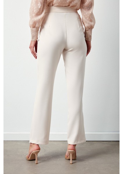 Aksesuar Detaylı Pantolon - Bej indirimleri
