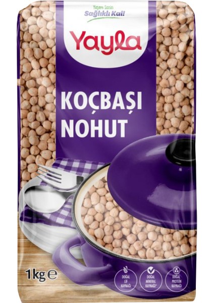 Yayla Koçbaşı Nohut 1000 gr x 4 Adet