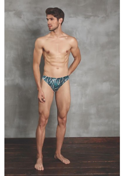 Ocean Erkek Akuatik Desen String