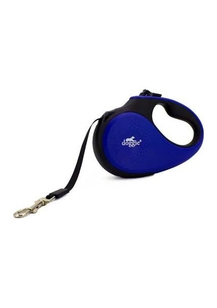 Soft Otomatik Köpek Uzatma Tasması Medium Royal Mavi 25 kg 5 mt