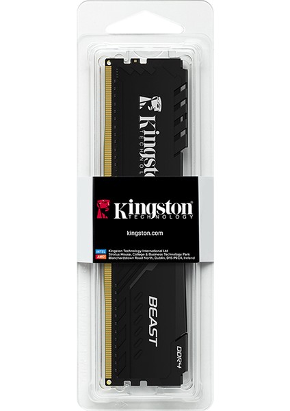 KINGSTON 32GB 3200MT/s DDR4 CL16 DIMM  Beast Black Turkey KF432C16BB/32TR - RAM