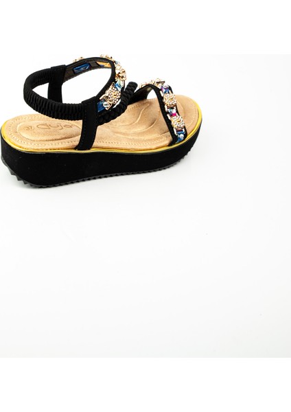 121 - 5 Siyah Kadın Sandalet fırsatları