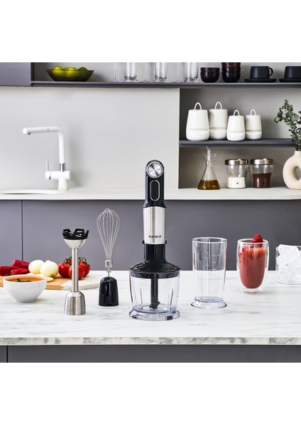 Inox Quick Mix Hız Ayarlı 1300W El Blender Set - 9635B