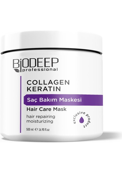 Collagen&Keratin Saç Bakım Maskesi 500 Ml