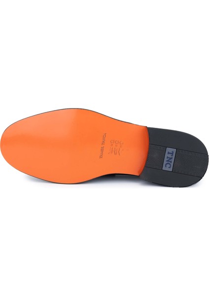 Erkek Deri Siyah Loafer Ayakkabı 342 8753 Erk Ayk Y24 Sıyah Crust