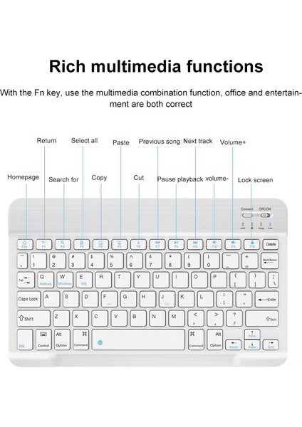 Klavye 9,7-10,1 Inç Yalnızca Tuş Takımı Siyah (Yurt Dışından) modelleri