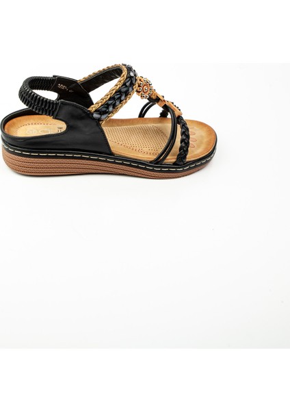 152 - 1 Siyah Kadın Sandalet fiyatları