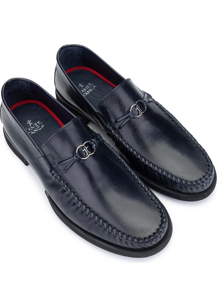 Erkek Deri Lacivert Loafer Ayakkabı 1008 2829 Erk Ayk Y24 Lacı Bfl fiyatları