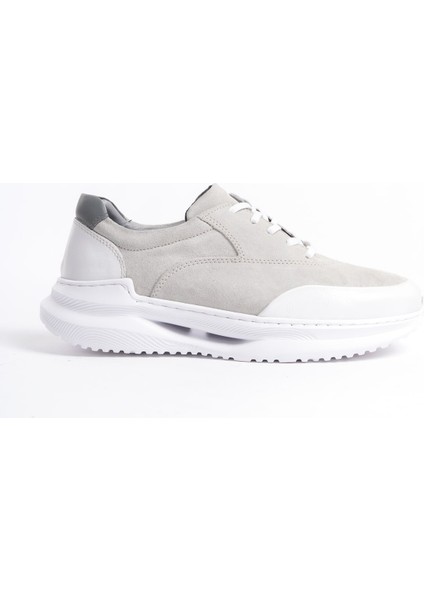 Mbkry301-Bj Erkek Deri Bej Sneaker & Spor Ayakkabı