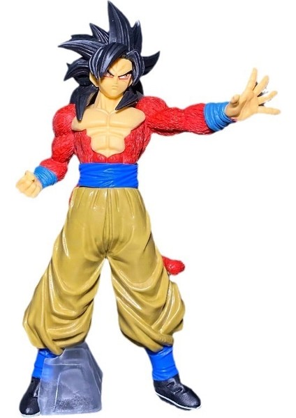 Dragon Ball Serisi Süper Dört Güneş Wukong Süper Saiyan Şekil Modeli Animasyon Süsleme (Yurt Dışından)