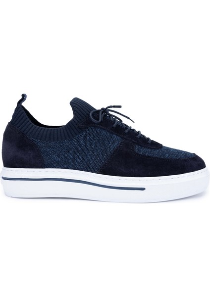 Erkek Deri & Tekstil Lacivert Sneakers & Spor Ayakkabı 698 1094-3 Erk Ayk Y24 Lacı Trk