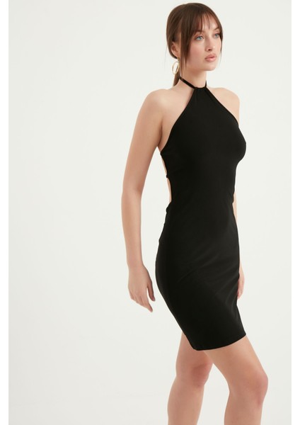 Halter Yaka Mini Elbise modelleri