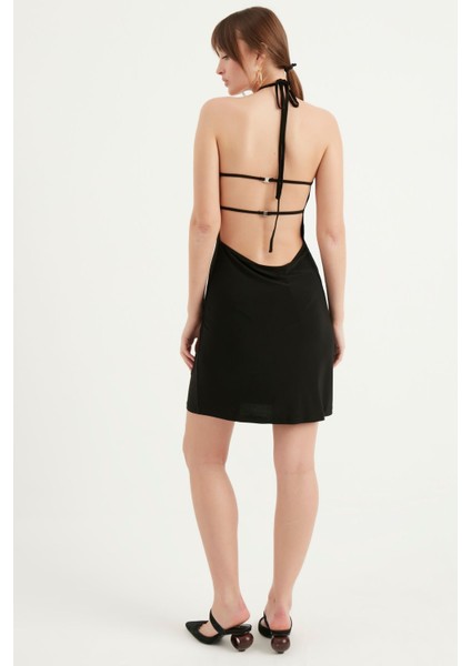 Halter Yaka Mini Elbise indirimleri