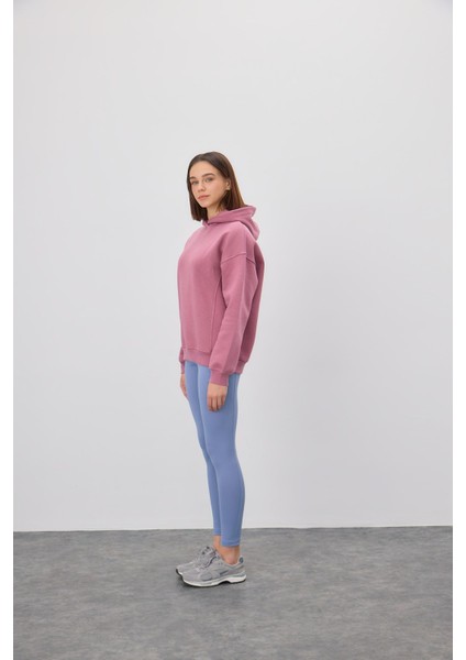 Kadın Çiçek Baskılı Leylak Sweatshirt indirimleri