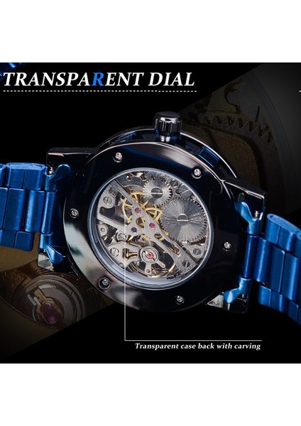 Kazanan Sketon Diamond Erkek Manuel Mekanik Saat Siyah (Yurt Dışından)