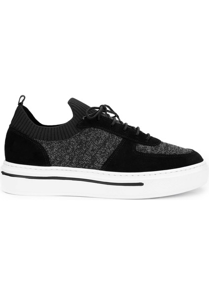 Erkek Deri & Tekstil Siyah Sneakers & Spor Ayakkabı 698 1094-3 Erk Ayk Y24 Sıyah Trk