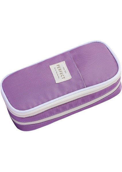 Macaron Büyük Kapasiteli Öğrenci Çok Fonksiyonlu Kalem Kutusu (Yurt Dışından)