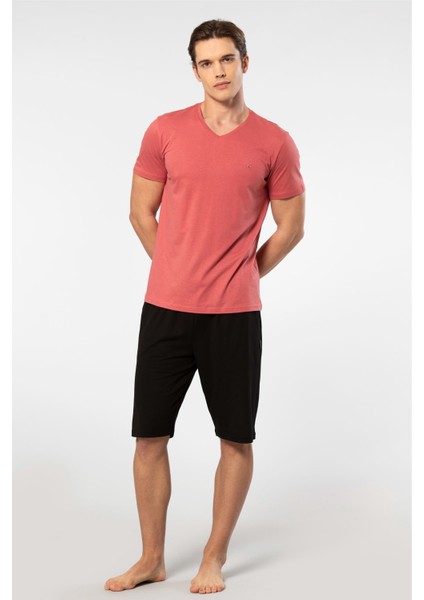 Erkek 2193/MERCAN Kısa Kollu Modal Bermuda Takım