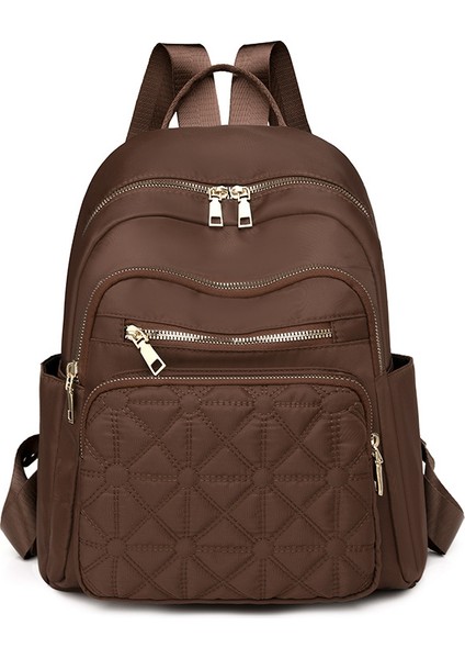 Nakışlı Kadın Sırt Çantası, Şık ve Çok Yönlü, Büyük Kapasiteli Çanta, Şehir Içi Işe Gidip Gelme Seyahat Sırt Çantası (Yurt Dışından)