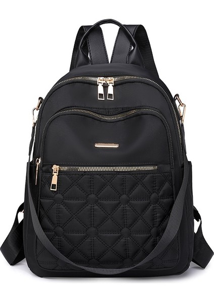 Sırt Çantası Yeni Kadın Sırt Çantası Kore Versiyonu Çok Yönlü Büyük Kapasiteli Su Geçirmez Seyahat Sırt Çantası (Yurt Dışından)