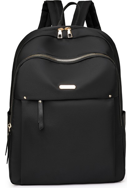 Kadın Sırt Çantası Basit Moda Hafif Sırt Çantası Rahat Düz Renk Açık Seyahat Sırt Çantası (Yurt Dışından)