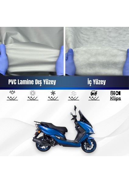 Ultra Shop Arora Safari Pro Motosiklet Branda Su Geçirmez Motor Brandası