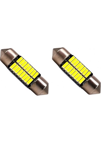 31MM Beyaz 16 Smd Sofit Oto LED Ampulü