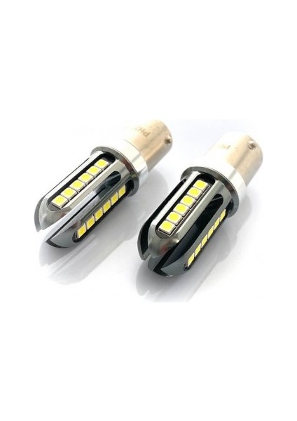 P21W Tek Duy Beyaz LED Oto Ampul PH7219EX