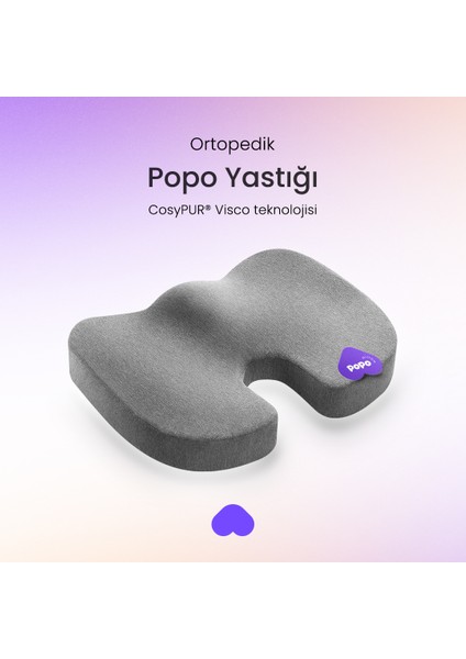 Ortopedik Popo Yastığı, Cosypur® Visco Teknolojisi Oturma Minderi