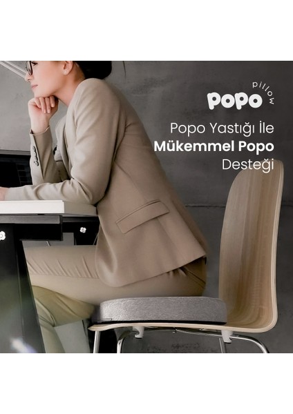 Ortopedik Popo Yastığı, Cosypur® Visco Teknolojisi Oturma Minderi