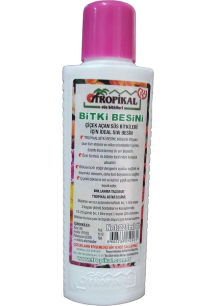 Bitki Besini - Çiçek Açan Bitkiler Için 225ML