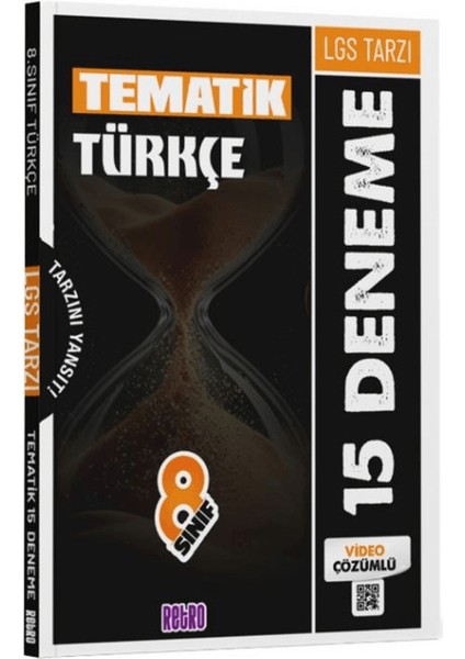 8. Sınıf LGS Tarzı Tematik Türkçe 15 Deneme