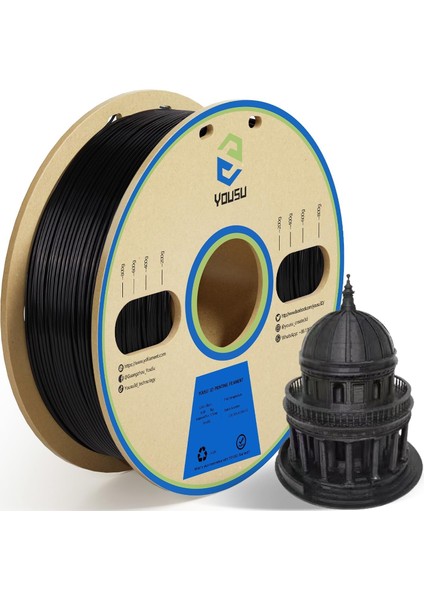Pla Plus (Pla+) Filament 1.75MM,PROFESSIONAL High Toughness 3D Printer Filament,dimensional Accuracy +/- 0.02MM