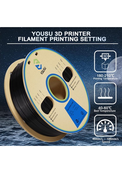 Pla Plus (Pla+) Filament 1.75MM,PROFESSIONAL High Toughness 3D Printer Filament,dimensional Accuracy +/- 0.02MM