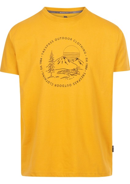 Glentress Erkek Outdoor Tişört Sarı