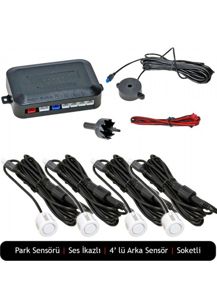 Park Sensörü Ses Ikazlı Beyaz 18,5mm BR0015905 fiyatları