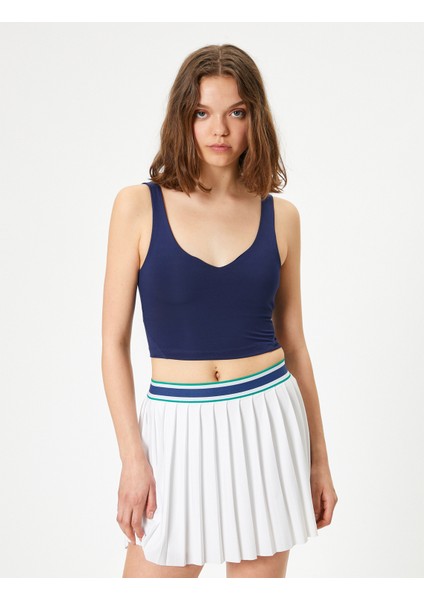 Sporcu Sütyeni V Yaka Slim Fit