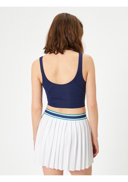 Sporcu Sütyeni V Yaka Slim Fit