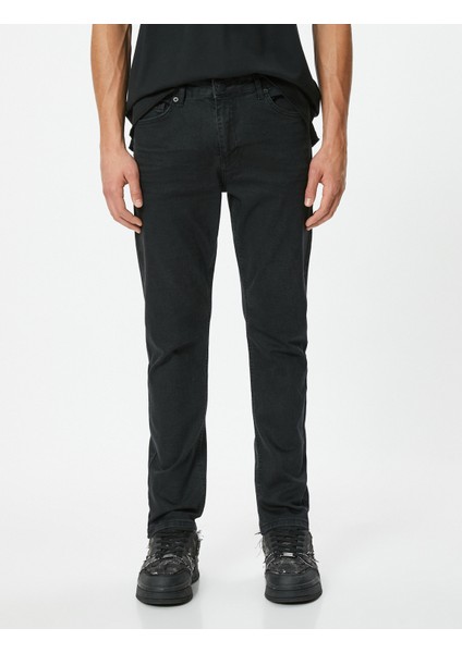 Slim Fit Kot Pantolon - Brad Jean