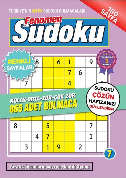 Fenomen Sudoku 7. Sayı - 2024