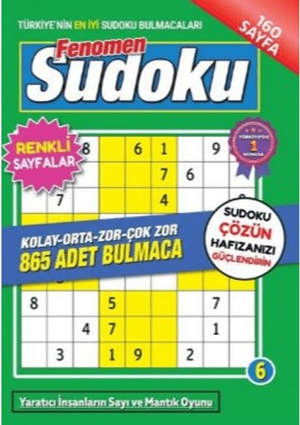 Fenomen Sudoku 6. Sayı - 2024
