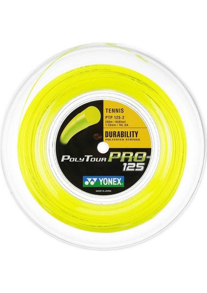 Poly Tour Pro 1.25 200M Sarı Rulo Kordaj