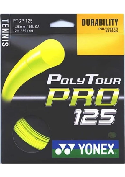 Poly Tour Pro 125 12M Sarı Tekli Kordaj Paketi