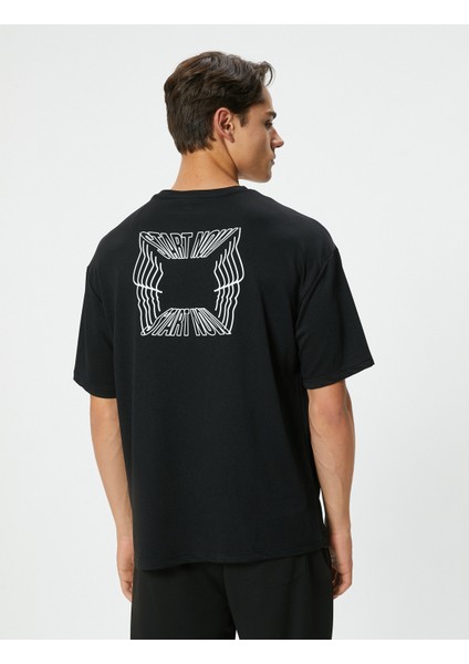 4Sam10123Nk 999 Sıyah Erkek Jersey Kısa Kollu T-Shırt fırsatları