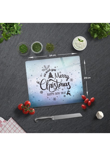 Cam Kesme Tahtası - Cam Kesme Tablası | New Years | 20cm x 30cm indirimleri