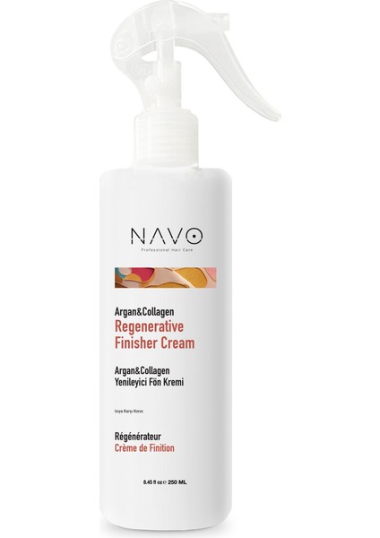 Isıya Ve Güneşe Karşı Koruyucu Argan & Collagen Sıvı Saç Kremi 250 Ml