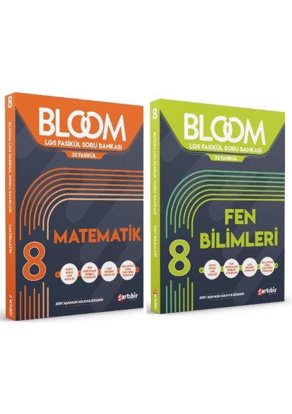 8. Sınıf Bloom Matematik - Fen Bilimleri Fasikül Soru Bankası 2 Kitap
