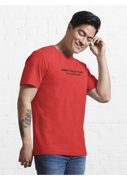 Dont Talk To Me Baskılı Bisiklet Yaka T-Shirt fiyatları