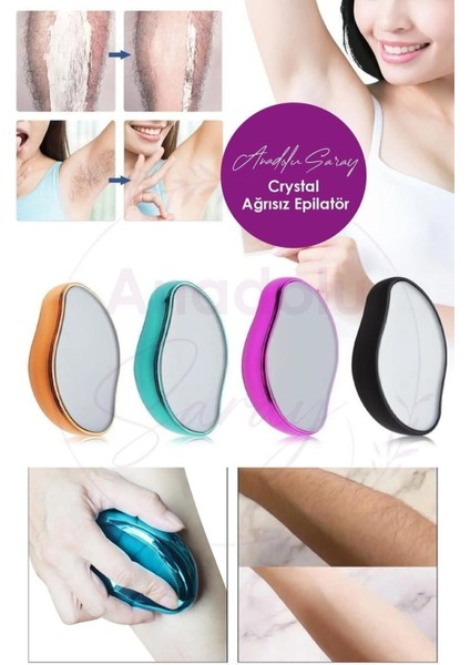 Crystal Ağrısız Epilatör | Tüm Vücut Için Epilasyon Aleti Ağrısız Epilatör Aleti - 1 Adet