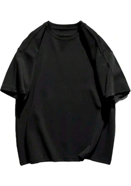 Kadın V Yaka Oversize T-Shirt